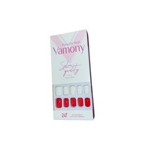 Vamony Press On Nails No Glue Needed